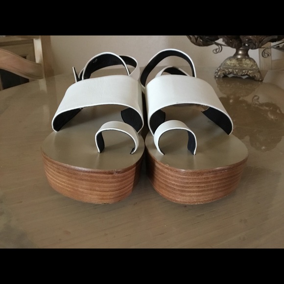 TIBI Janie Calf Leather Platform Sandals sz.38 - Picture 6 of 9